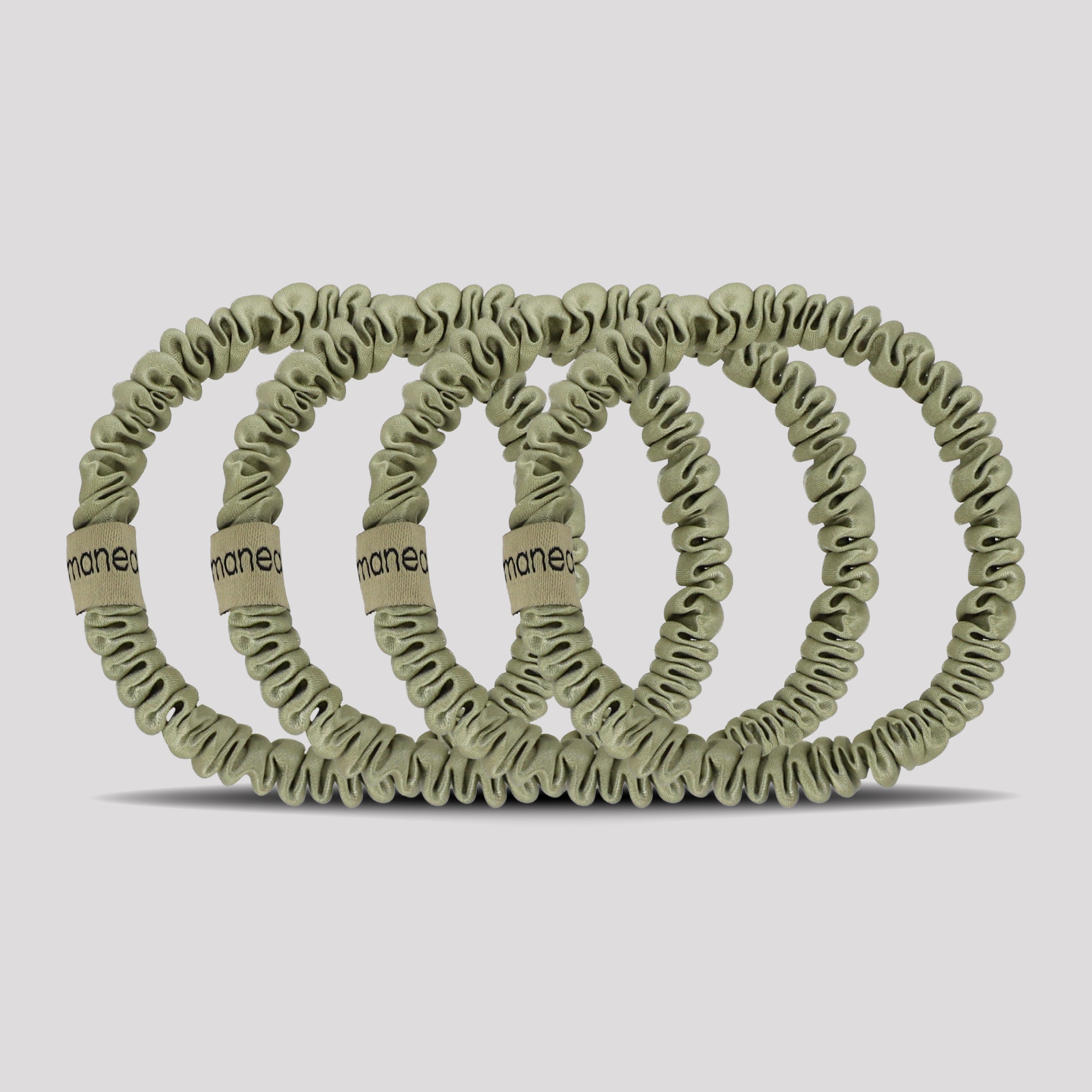 Soft Scrunchie 3er Set, 100% Seide für schonendes Styling ohne Haarbruch , manea care