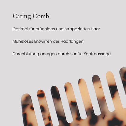 Caring Comb, erklären ideal für tägliches Kämmen ohne Haarbruch