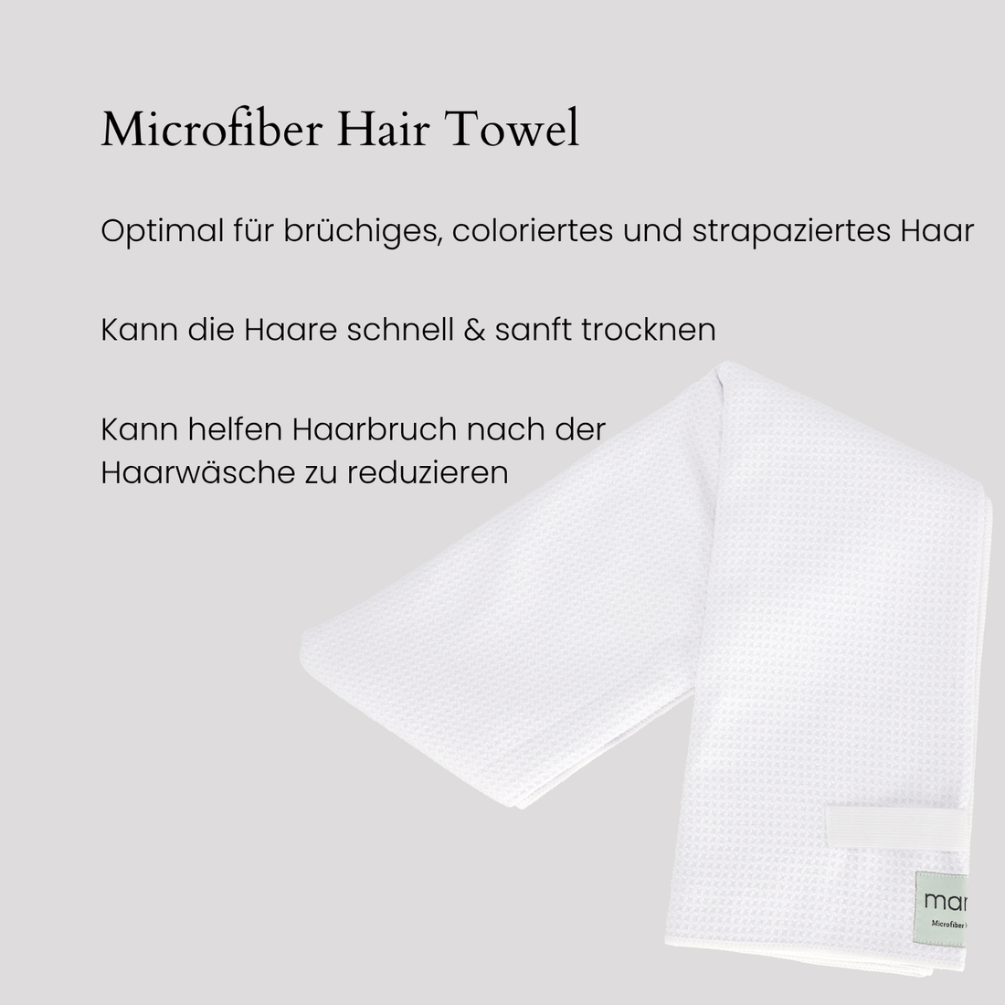 Microfiber Hair Towel - 2er Set